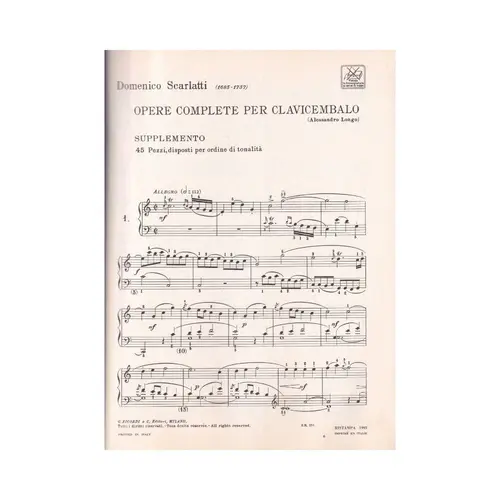 Opere Complete - Vol. Suplemento