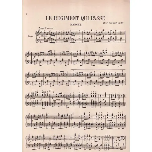 Le Regiment Qui Passe  - Marche  (Edição Antiga)