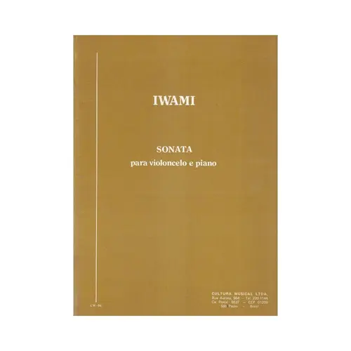 Sonata Para Violoncelo E Piano