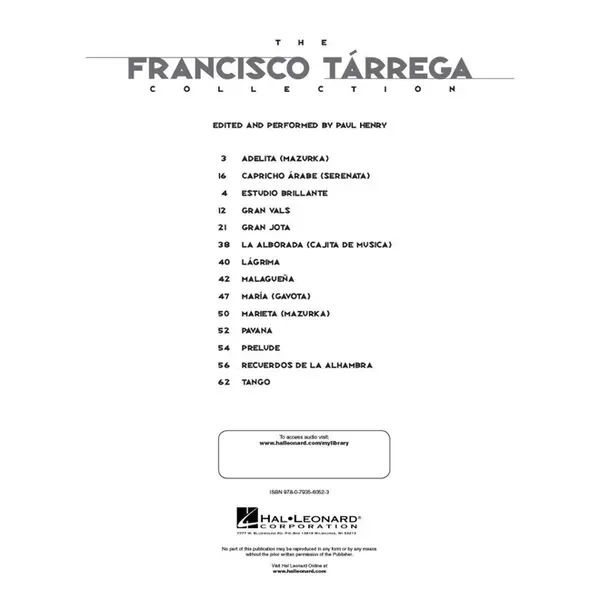 Francisco Tarrega Collection