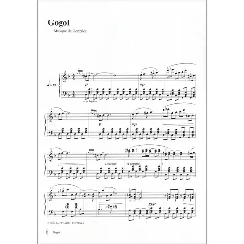 Gonzales - Solo Piano - Notebook Vol.1