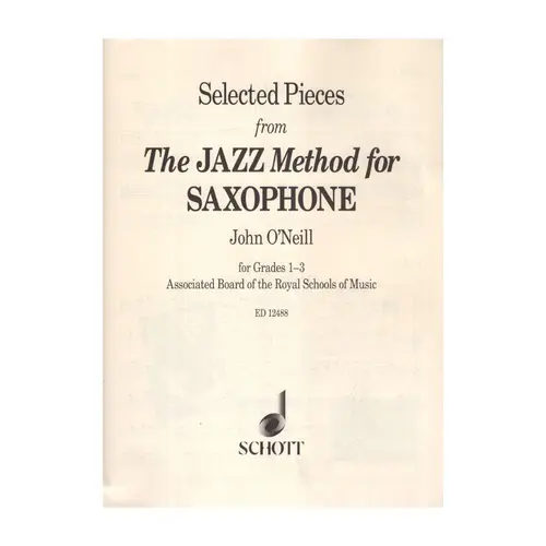Selected Pieces From The Jazz Method for saxophone