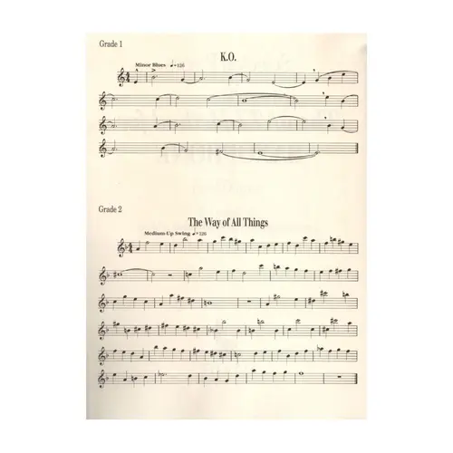 Selected Pieces From The Jazz Method for saxophone