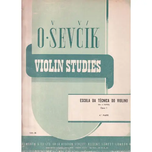 Escola da técnica do violino Op.1 parte 4