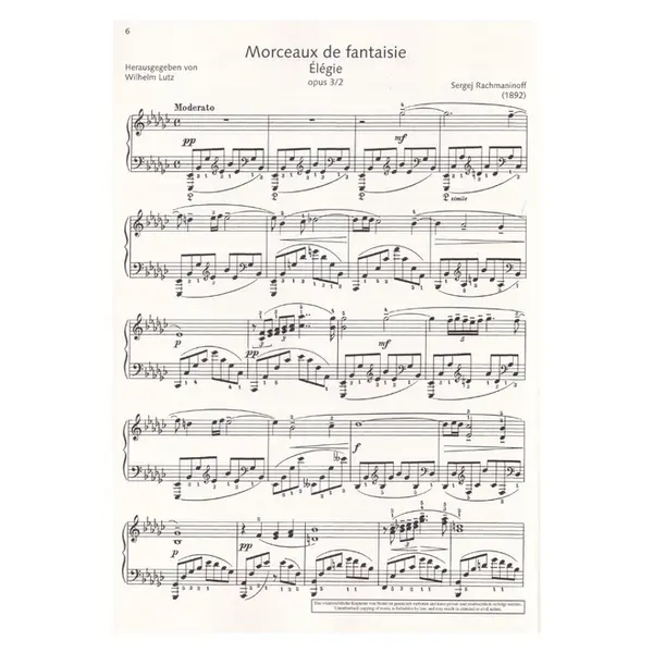 Rachmaninoff - Schott Piano Collection