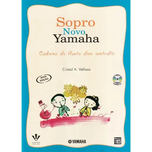 Caderno De Flauta Doce Contralto - Sopro Novo Yamaha