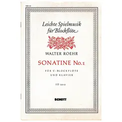 Sonatine N.1 For Recorder In C And Piano
