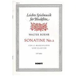 Sonatine N.2 Fur C Blockflote Und Klavier