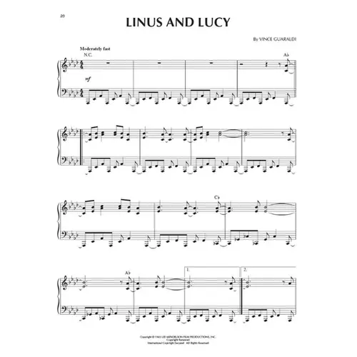 Charlie Brown Christmas-Piano Solo