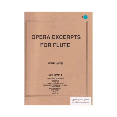 Opera Excerpts For Flute Vol.4