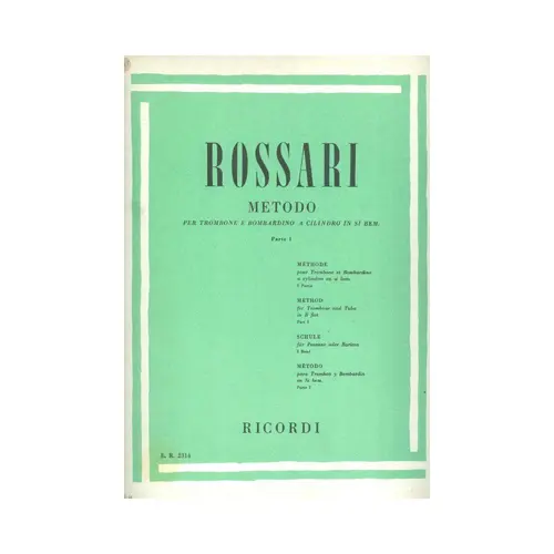 Metodo per trombone e bombardino a cilindro in Si bemol - vol.1