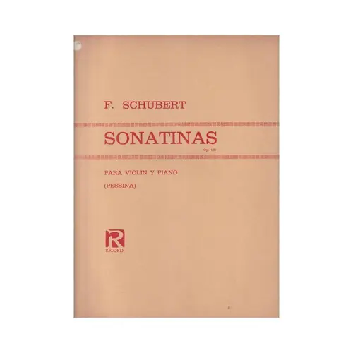 Sonatinas Para Violino E Piano - Op.137  (Edição Antiga)