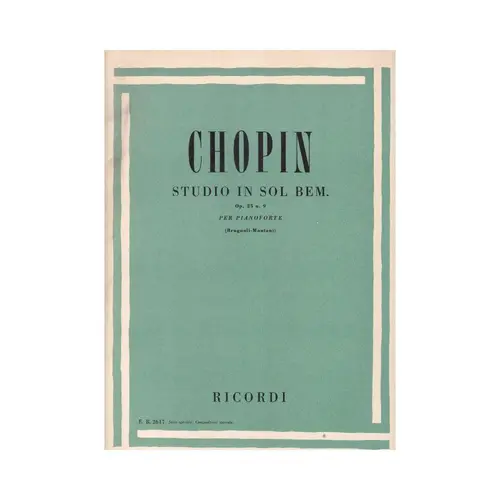 Studio In Sol Bemol - Op.25 N.9
