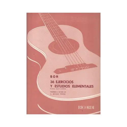 36 Ejercicios Y Estudios Elementares (Edição Antiga)