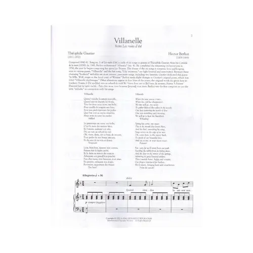 The French Song Anthology - Low  Voice