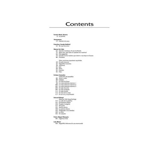Anthology Of Spanish Song - Low voice