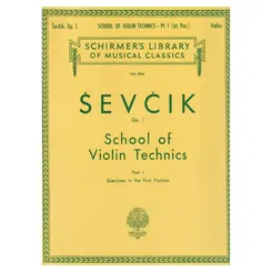 School Of Violin Technics - Op.1 Vol.1