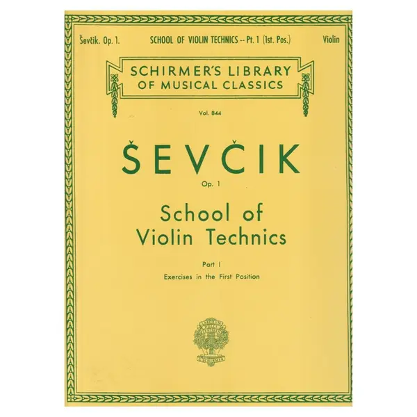 School Of Violin Technics - Op.1 Vol.1
