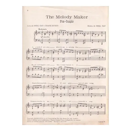 The Melody Maker - Fox-Canção