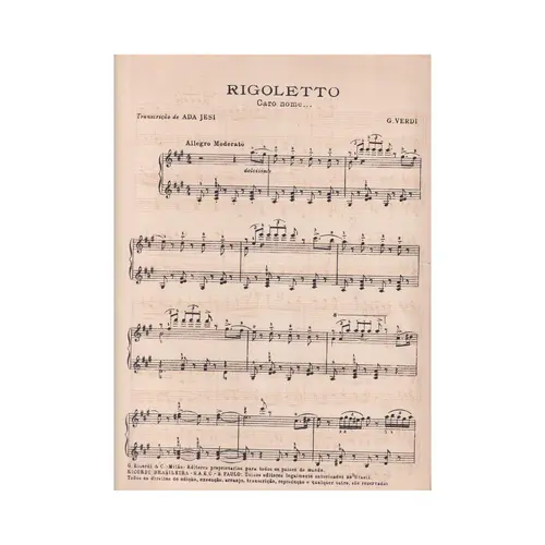 Rigoletto - Caro Nome  (Edição Antiga)