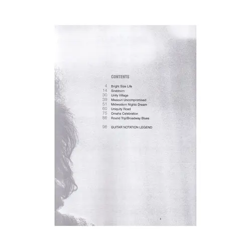 Bright Size Life - Pat Metheny - Guitar Recorded Versions