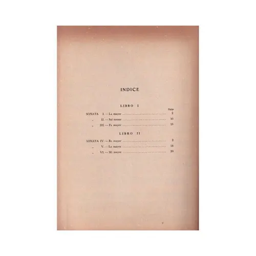 Seis Sonatas Para Violino  (Edição Antiga)