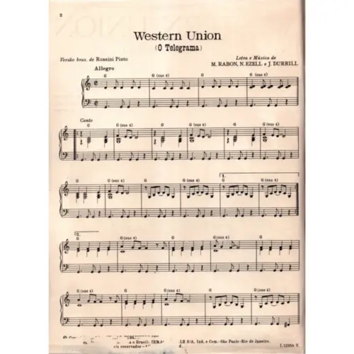 Western Union (O Telegrama)  (Edição Antiga)
