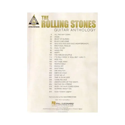 Rolling Stones Guitar Anthology
