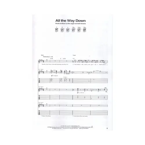 Rolling Stones Guitar Anthology