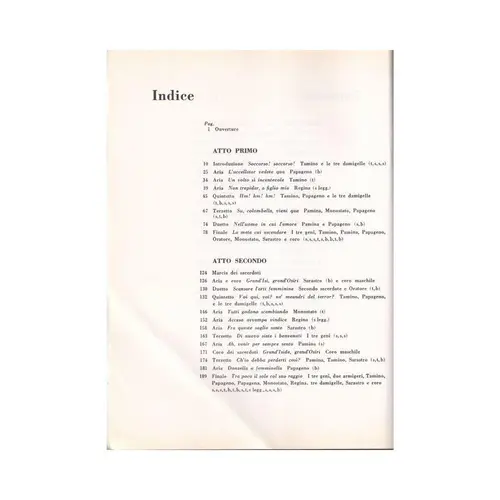 Il Flauto magico - vocal score