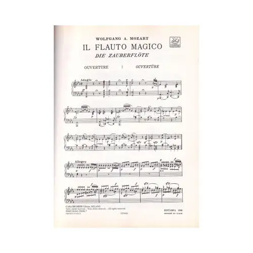 Il Flauto magico - vocal score