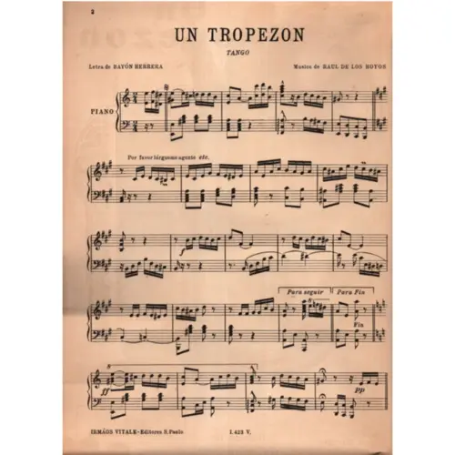 Un Tropezon - Tango  (Edição Antiga)