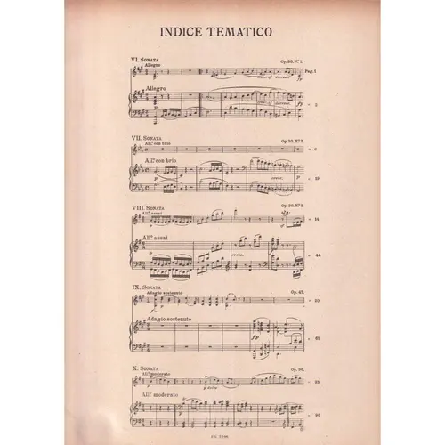 Sonate Per Violino - Vol.2 (6-10)