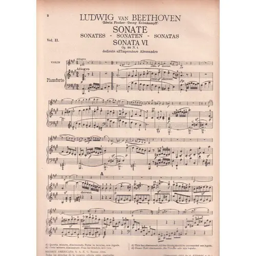 Sonate Per Violino - Vol.2 (6-10)