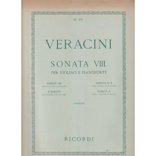 Sonata Viii  (Edição Antiga)