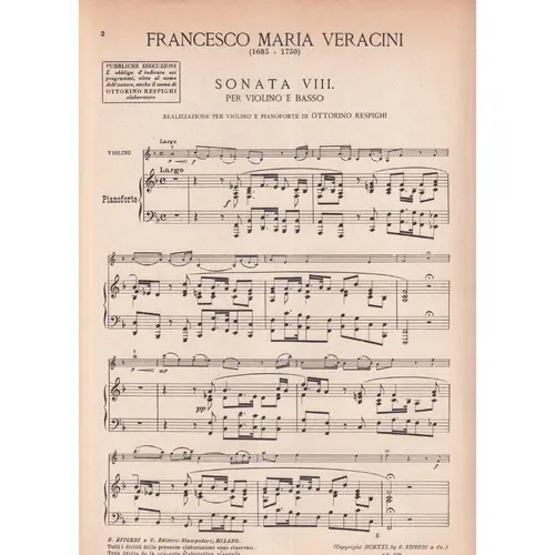 Sonata Viii  (Edição Antiga)