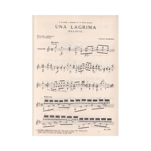 Una Lagrina (Delirio)