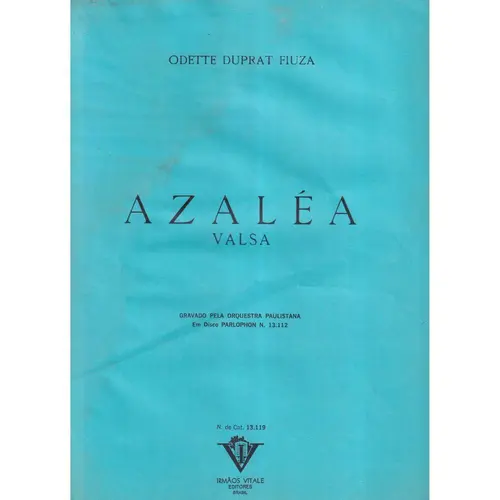 Azaléa  Valsa para piano