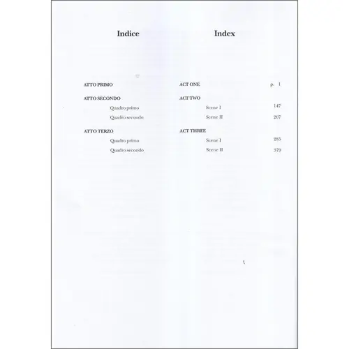 Turandot - Vocal Score