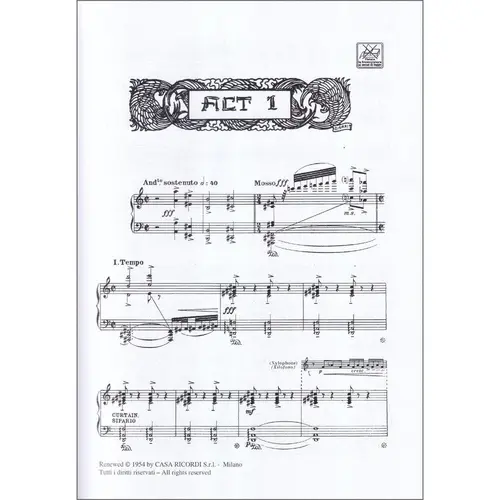 Turandot - Vocal Score