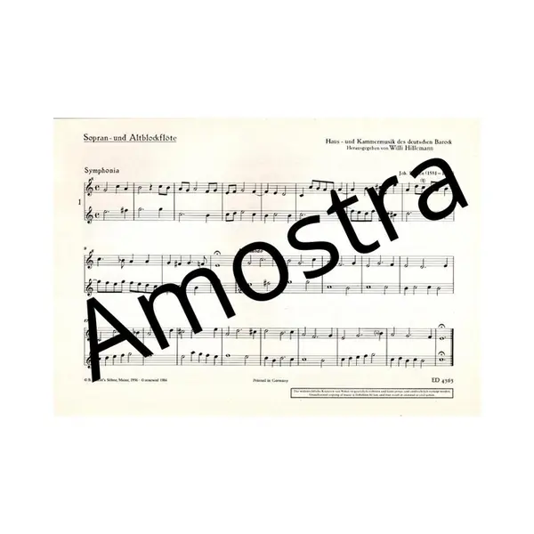 Haus Und Kammermusik Des Deutschen Barock