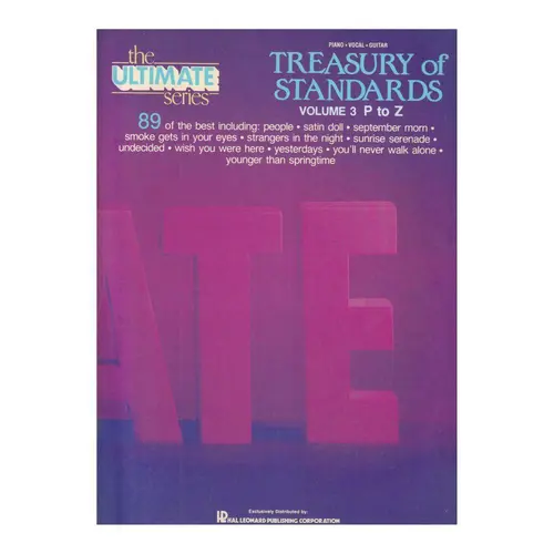 Treasury Of Standards - Vol.3  (P To Z)