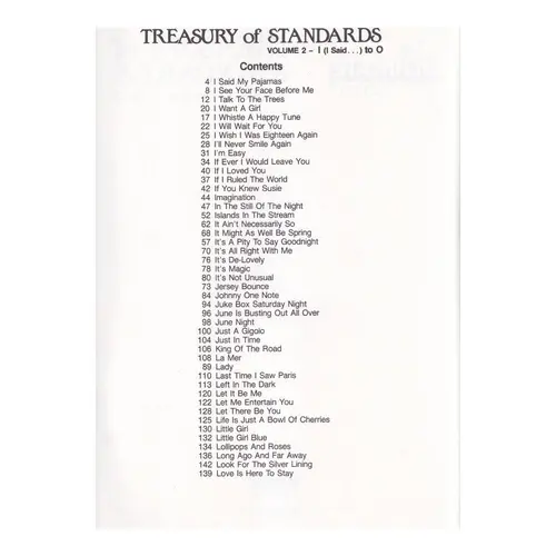Treasury Of Standards - Vol.2   (I To O)