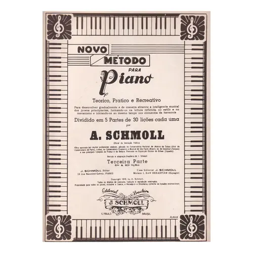 Novo Método Para Piano - 3 Parte (N. 61 - 90)