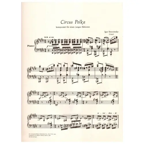 Circus Polka Piano solo