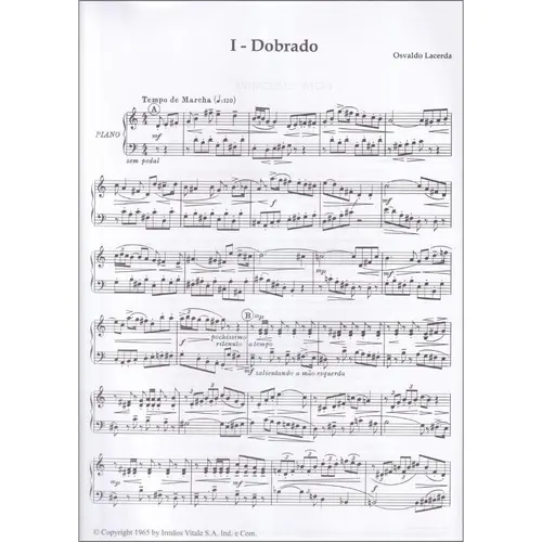 Osvaldo Lacerda Para Piano - Brasilianas Ns.1 A 9