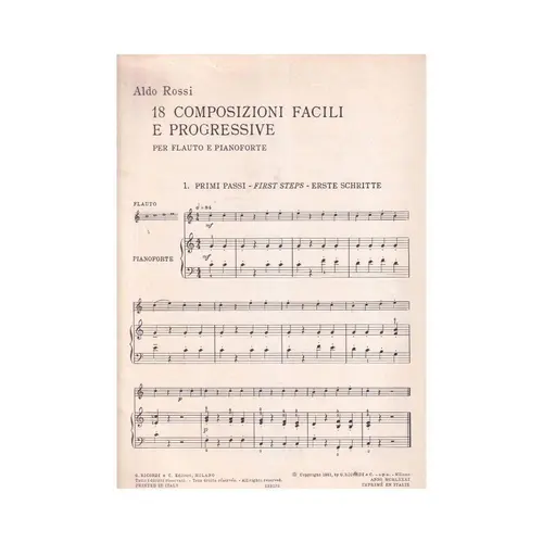 18 Composizioni Facili E Progressive - Exemplar Antigo