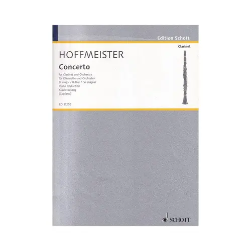 Concerto B-Dur For Clarinet And Orchestra