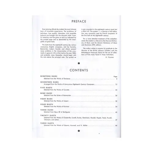 Selected Duets For Flute - Vol.1