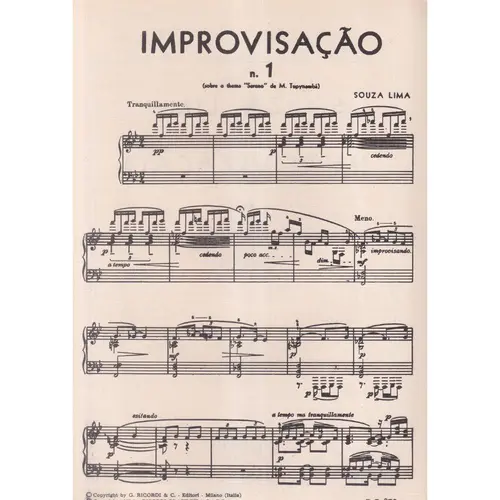 Improvização N.1  (Edição Antiga)